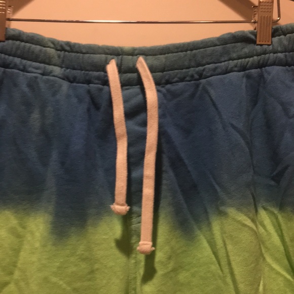 Polo by Ralph Lauren mens drawstring Tie Dye/Color Block sweat shorts size L - Picture 5 of 11